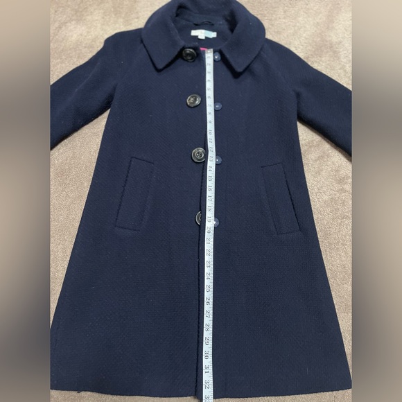 Boden Navy Blue  Pea Coat, large snap buttons, Women’s US size 8, UK size 12 - Picture 5 of 9